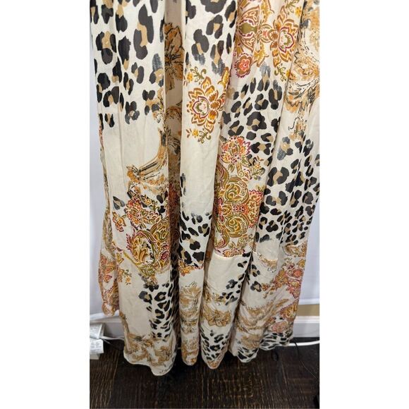 Une Ame boho high low wrap cheetah print dress size small ￼ - Picture 14 of 14